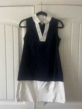 Navy Sail to Sable Dress